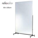 REFEX(リフェクス)　割れない軽量フィルムミラー　移動式スポーツミラーT型　90×180cm　RM-8　S・シルバーアングル